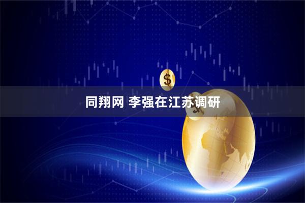 同翔网 李强在江苏调研