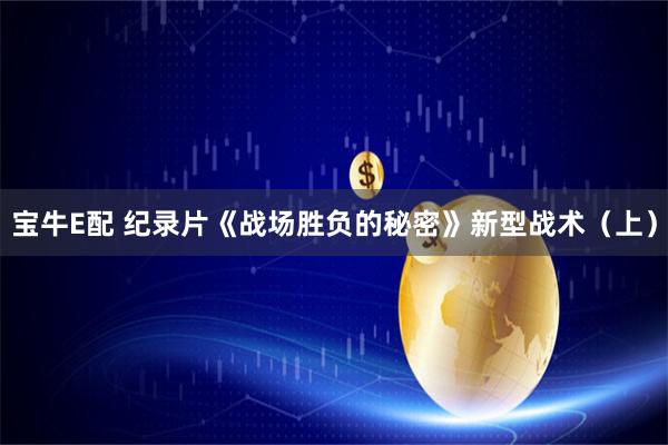 宝牛E配 纪录片《战场胜负的秘密》新型战术（上）